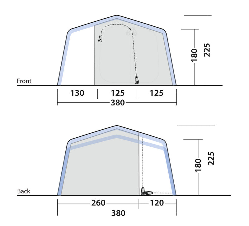 Outwell Michigan 4 Air Inflatable Tent 2025