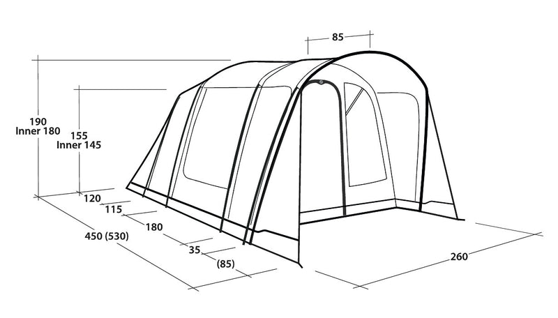 Outwell Birdland 4 TC Polycotton Tent 2026