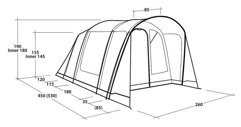 Outwell Durango 4 Tent 2026