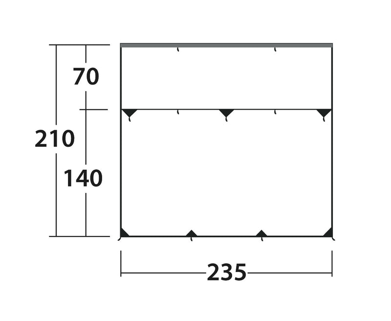 Outwell Hillcrest Tarp Canopy 2026 - Pre-Order