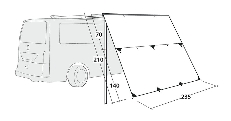 Outwell Hillcrest Tarp Canopy 2026 - Pre-Order