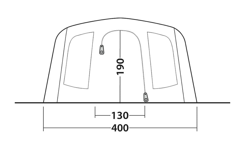Outwell Sacramento 6 Air Inflatable Tent 2026 - Pre-Order