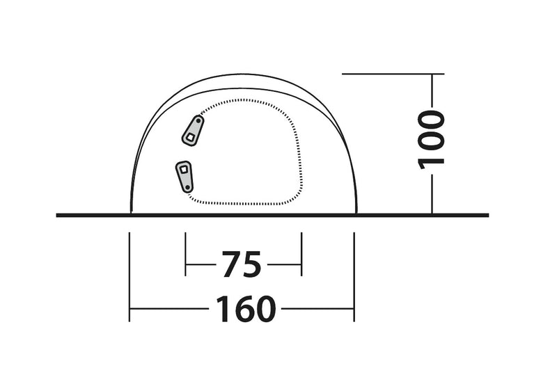 Outwell Nexion 2 Pop-Up Tent Forest 2026 - Pre-Order