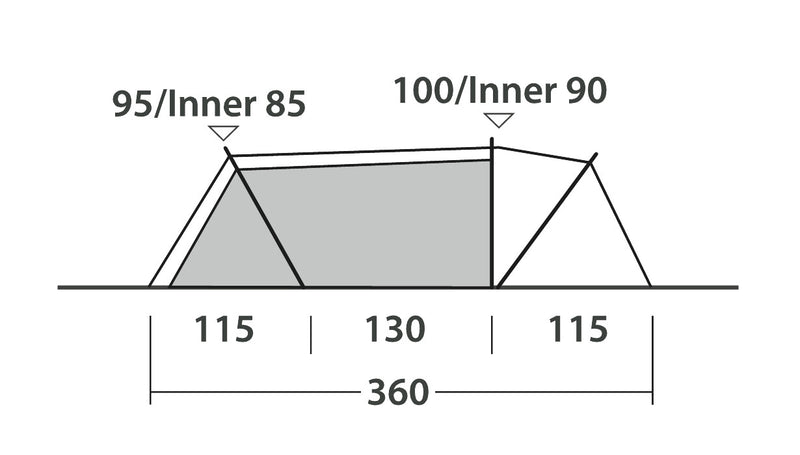 Outwell Nexion 2 Pop-Up Tent Forest 2026 - Pre-Order