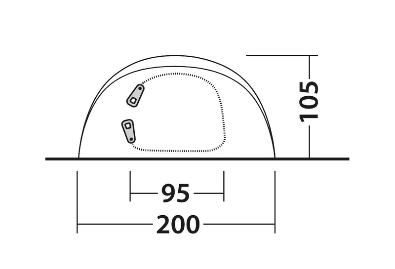 Outwell Nexion 3 Pop-Up Tent Forest 2026 - Pre-Order