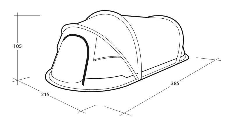 Outwell Nexion 3 Pop-Up Tent Forest 2026 - Pre-Order