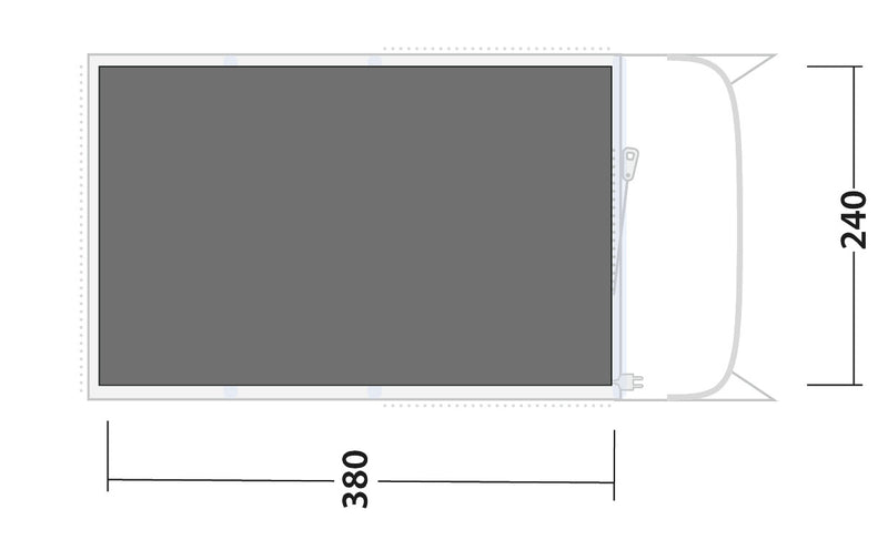 Outwell Monterey 4 Air Footprint Groundsheet 2026