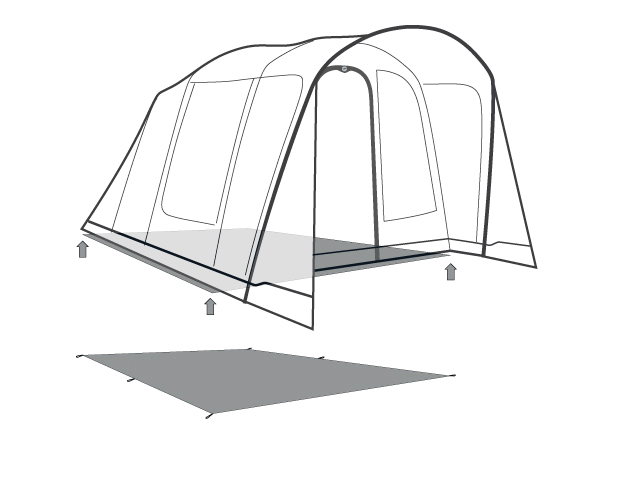Outwell Monterey 4 Air Footprint Groundsheet 2026