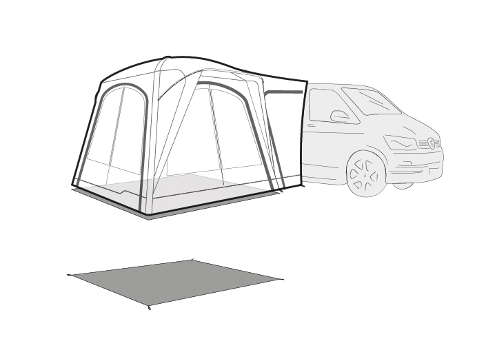 Outwell Daytona Air / Pine Hills Awning Footprint Groundsheet 2025
