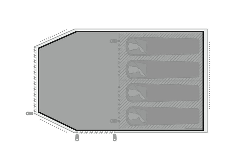 Easy Camp Hamra / Bokna 4 Footprint Groundsheet 2025
