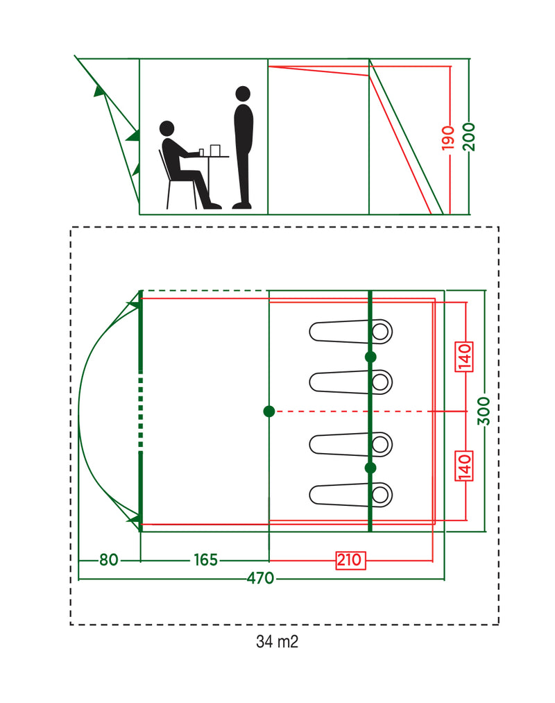 Coleman Meadowood 4 Blackout Tent 2025