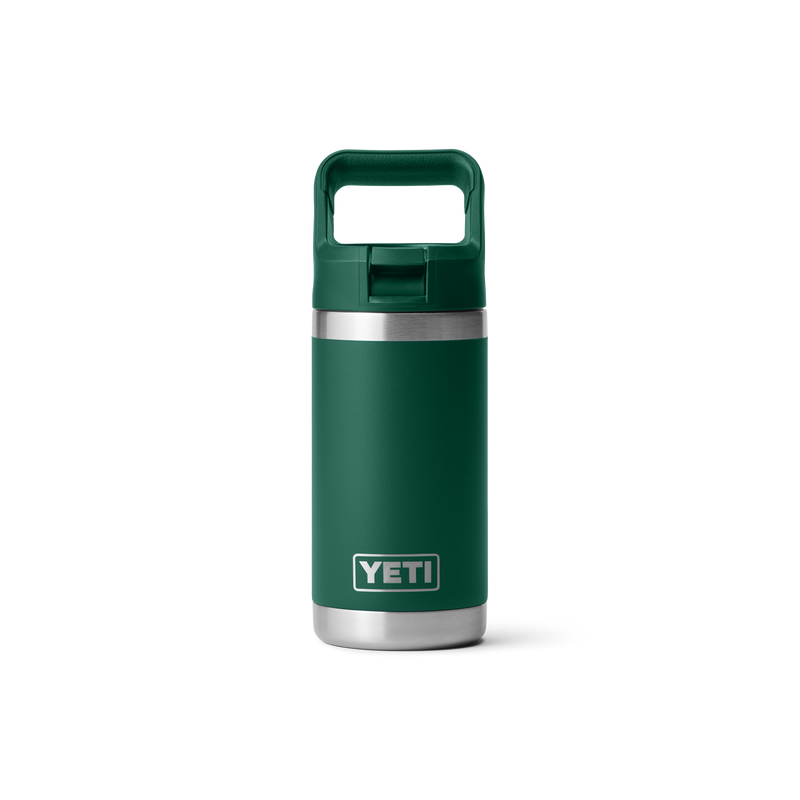 YETI Rambler® 12oz (355ml) Jr. Kids Straw Cap Bottle Black Forest Green