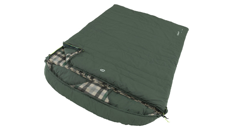 Outwell Camper Lux Double Sleeping Bag Green