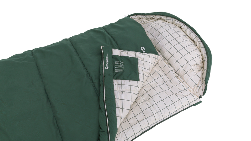 Outwell Camper Prime Sleeping Bag Green