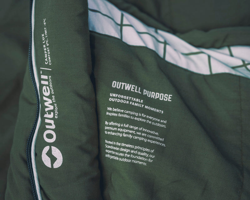 Outwell Camper Lux XL Sleeping Bag Green