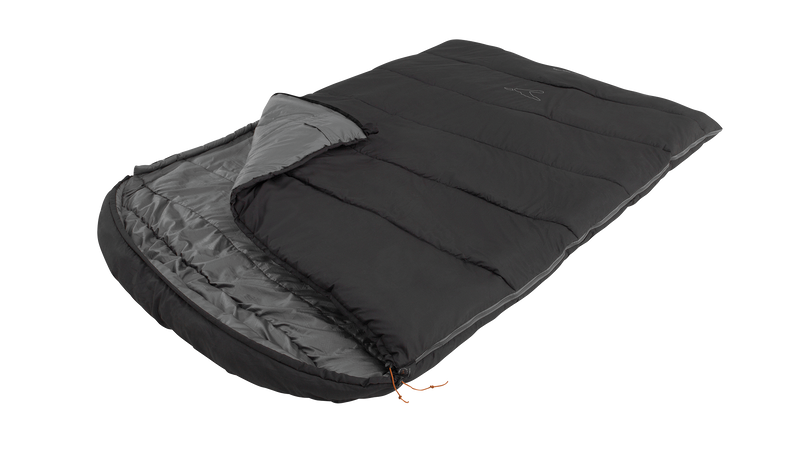 Easy Camp Raven Square Double 5°C Sleeping Bag Black
