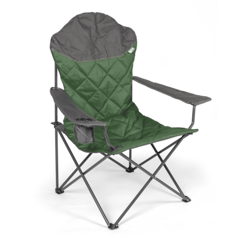 Kampa XL High Back Chair (Diamond Stitching) Fern Green