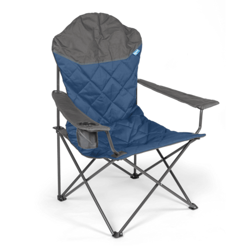 Kampa XL High Back Chair (Diamond Stitching) Midnight Blue