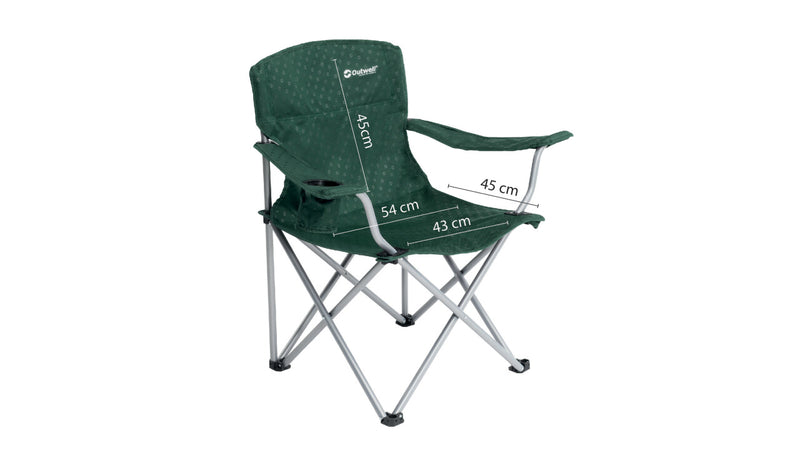 Outwell Catamarca Folding Arm Chair Forest Green