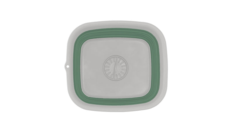 Outwell Collaps Wash Bowl with Drain Shadow Green