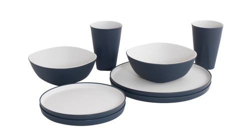 Outwell Gala 2 Person Dinner Set Navy Night