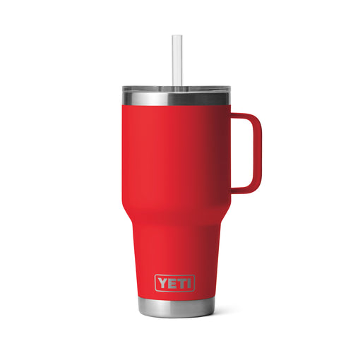 YETI Rambler® 35oz (1L) Straw Mug Rescue Red