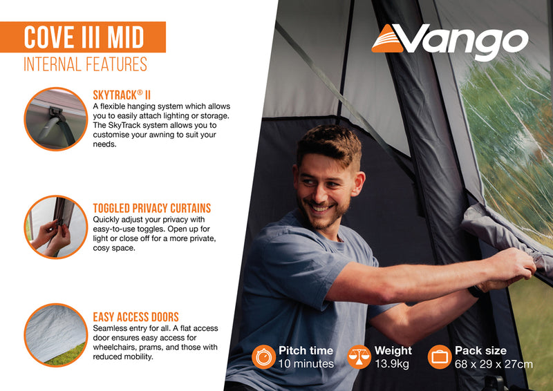 Vango Cove III Mid Drive-away Awning 2026
