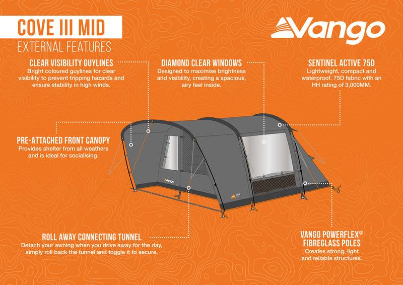 Vango Cove III Mid Drive-away Awning 2026