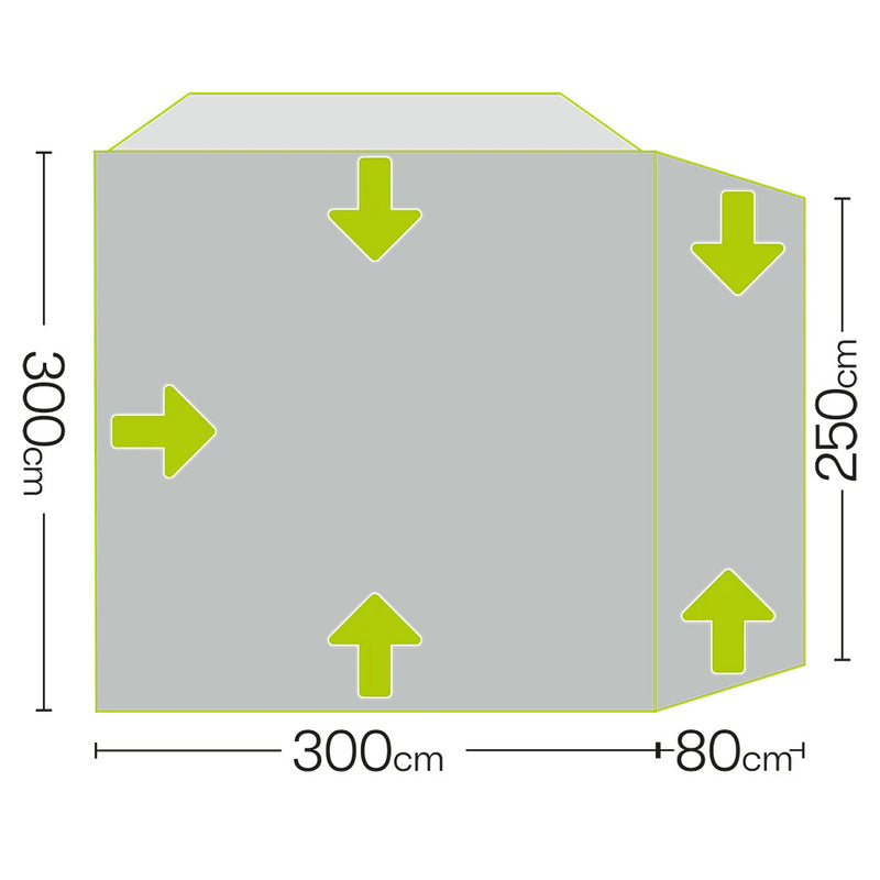 Quest Eagle Poled Low Drive-Away Awning 2026