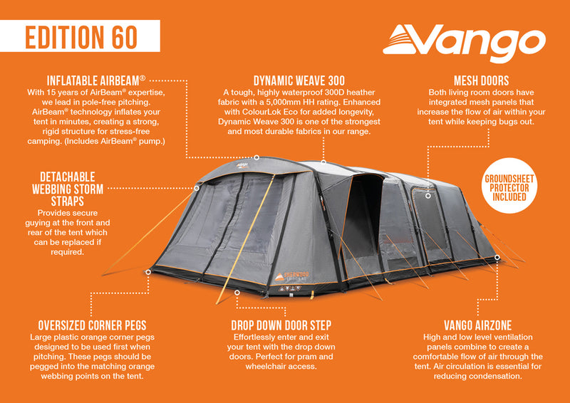 Vango Edition 60 Air Tent Package 2026