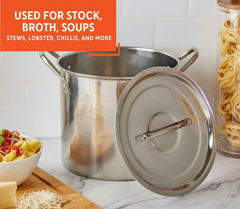 Stock-Pot Stainless Steel 20 Quart
