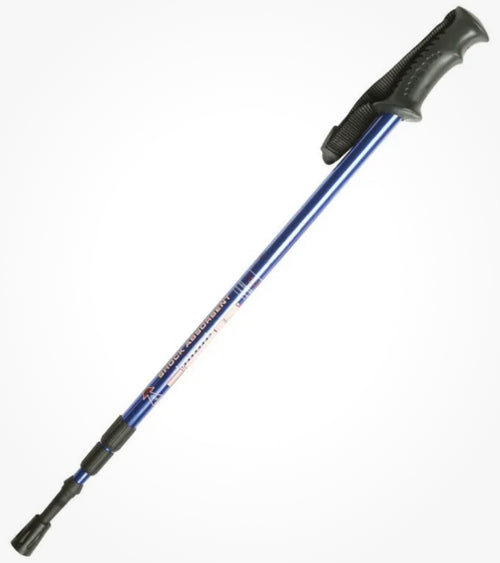 Adjustable Anti-shock Trekking Walking Hiking Pole Stick Telescopic Sections