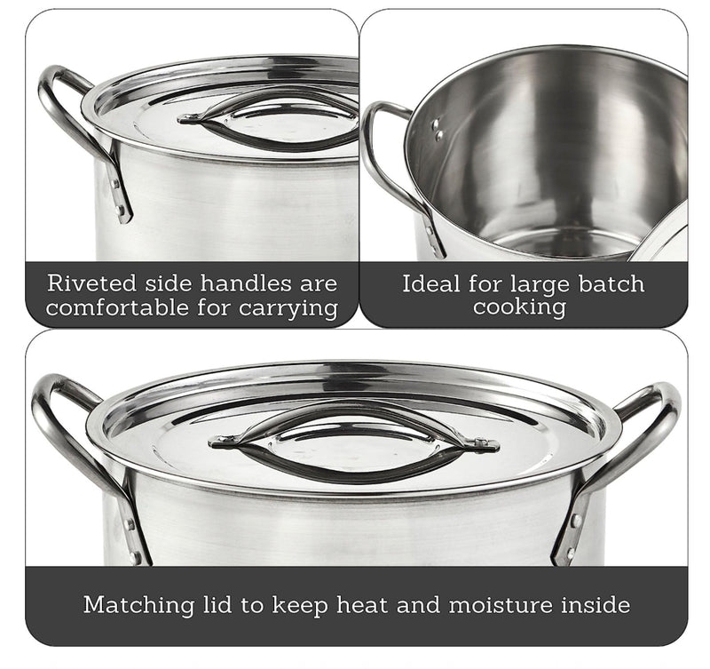 Stock-Pot Stainless Steel 20 Quart