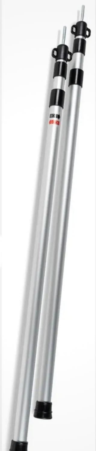 Quest Telescopic Aluminium King Pole X 2