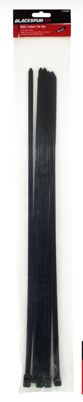 Cable Tie Set 10pc 550 x 9cm