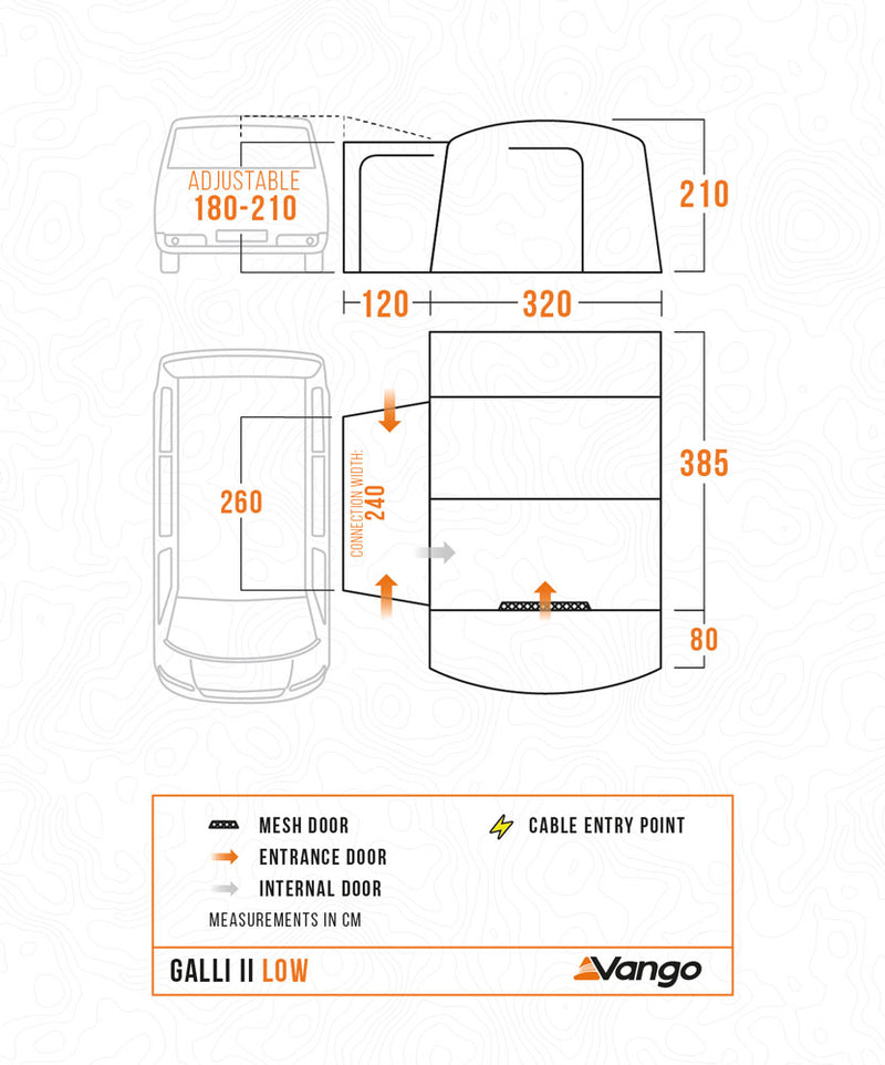 Vango Galli II Low Drive-away Awning 2026