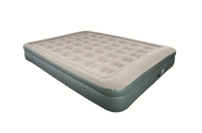 Vango Hi-Rise Double Flocked Airbed Grey