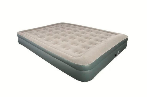 Vango Hi-Rise Double Flocked Airbed Grey