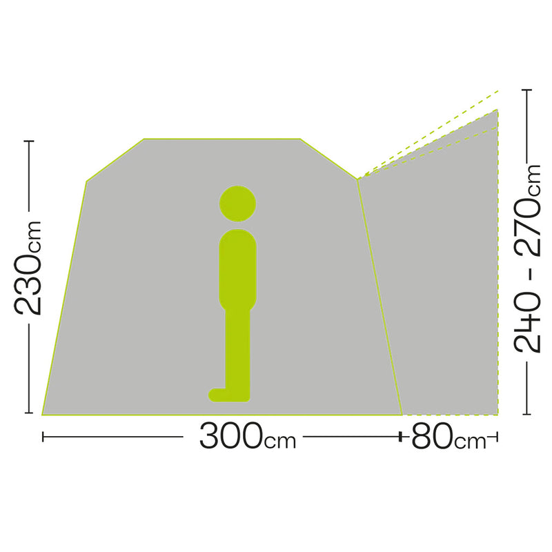 Quest Eagle Poled High Drive-Away Awning 2026