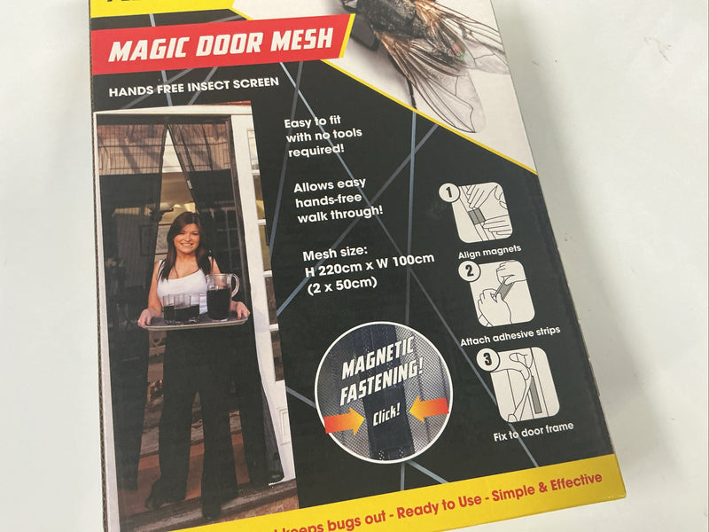 Magic Door Mesh Fly Screen H220 x W100cm ( x two in a box)