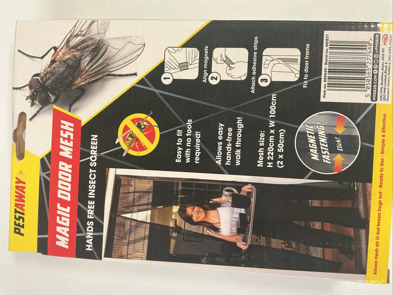 Magic Door Mesh Fly Screen H220 x W100cm ( x two in a box)