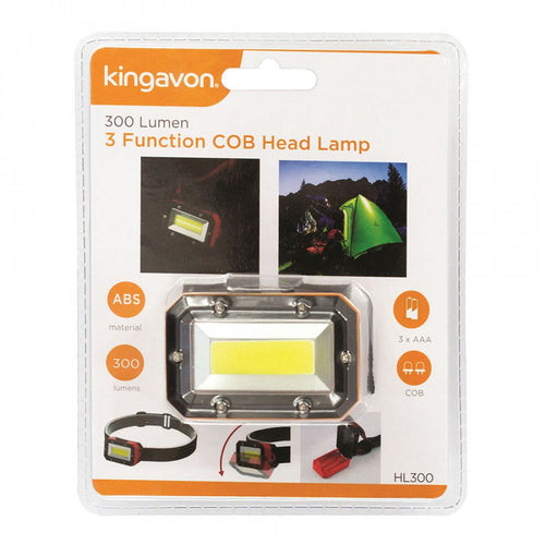 Cob Head Lamp 3 Function 300 Lumens