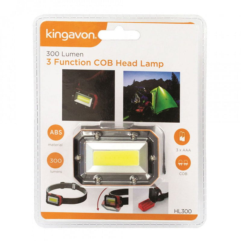 Cob Head Lamp 3 Function 300 Lumens