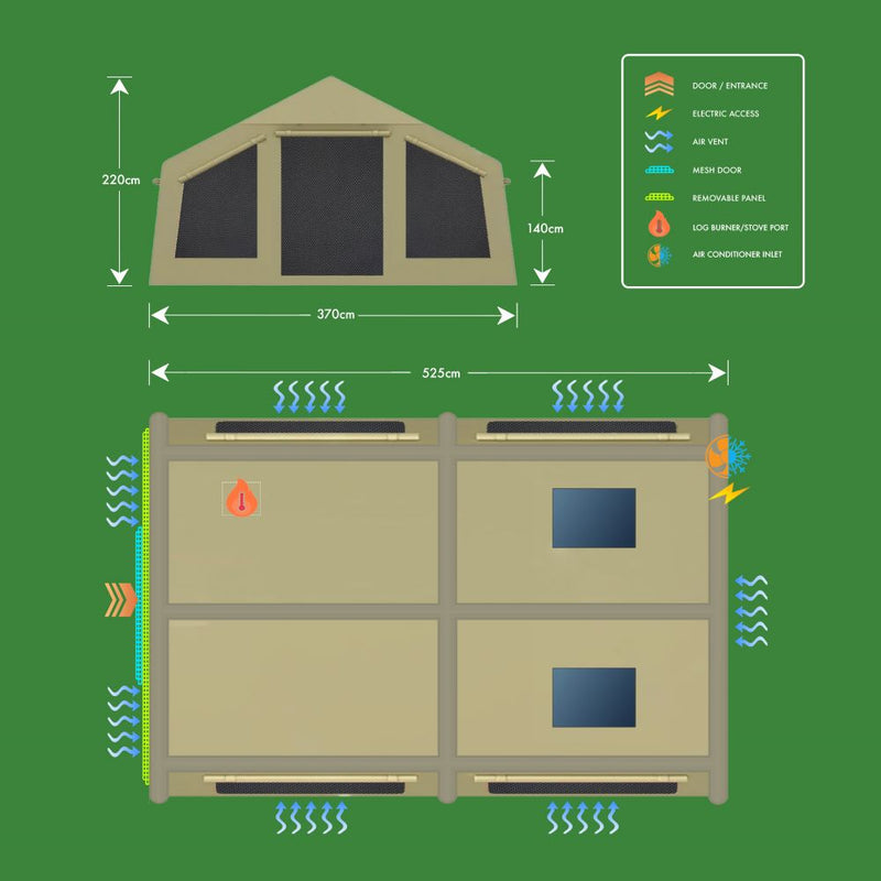 Holawild Airtek Machu Picchu L Beige Tent 2026