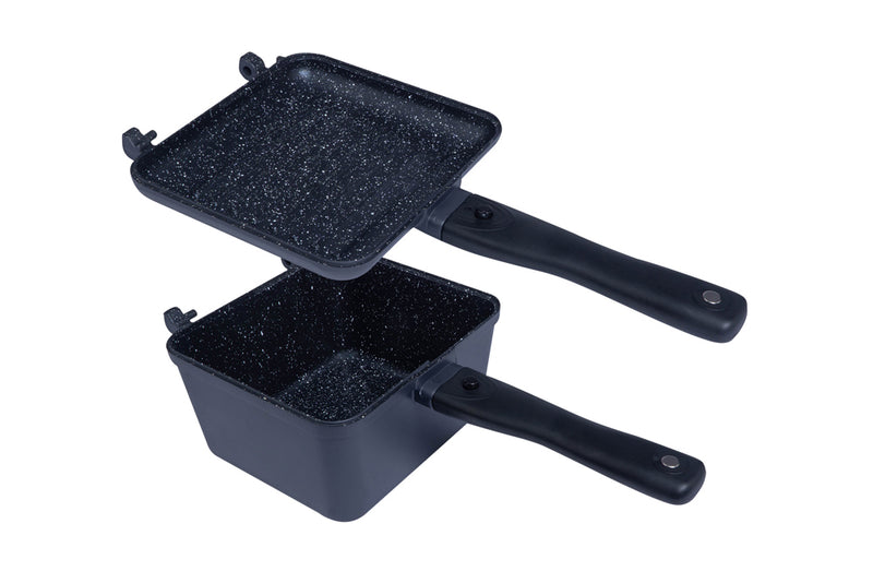 RidgeMonkey Connect Deep Pan & Griddle Granite Edition