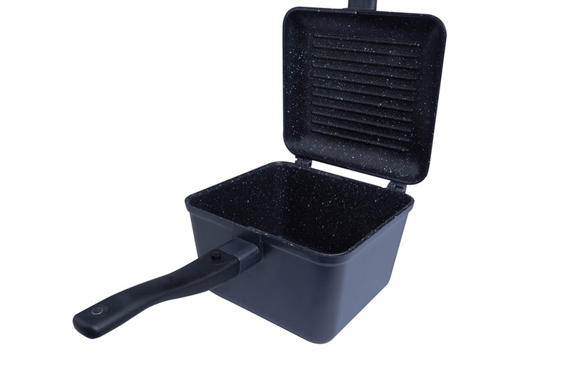 RidgeMonkey Connect Deep Pan & Griddle XL Granite Edition