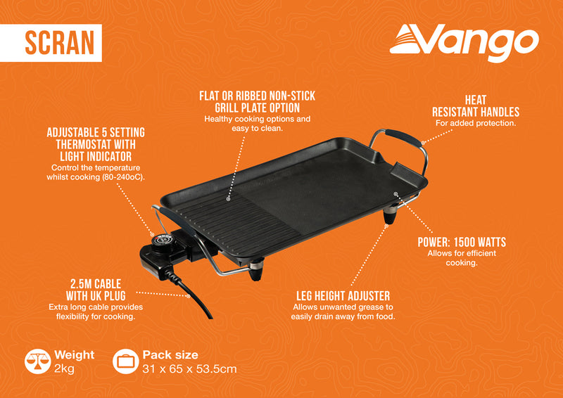 Vango Scran Electric Griddle