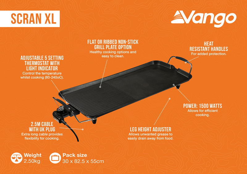 Vango Scran XL Electric Griddle