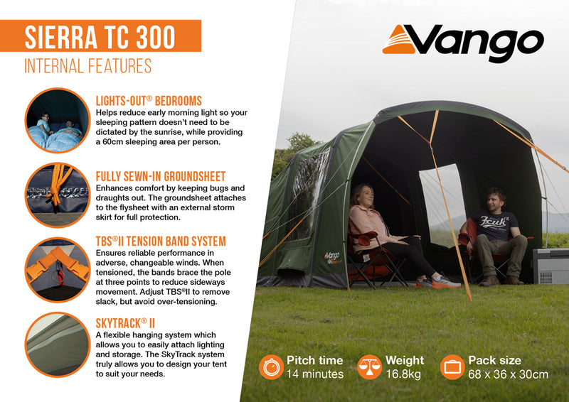 Vango Sierra 300 TC Tent 2026