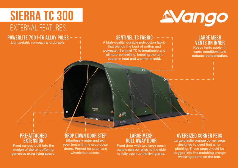 Vango Sierra 300 TC Tent 2026